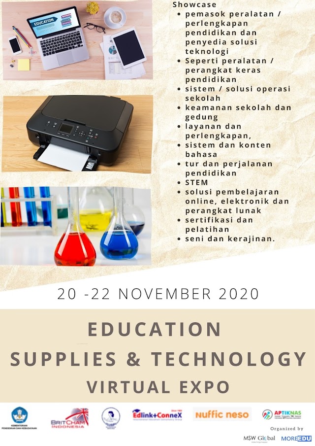Indonesia Education Supplies & Technology Virtual Expo - 20-22 Nov 2020