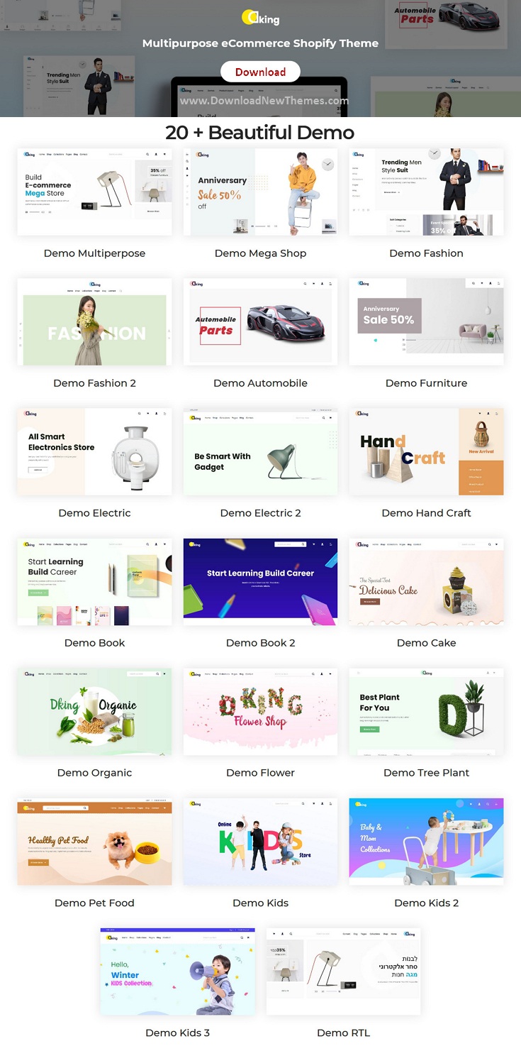 Multipurpose eCommerce Shopify Theme