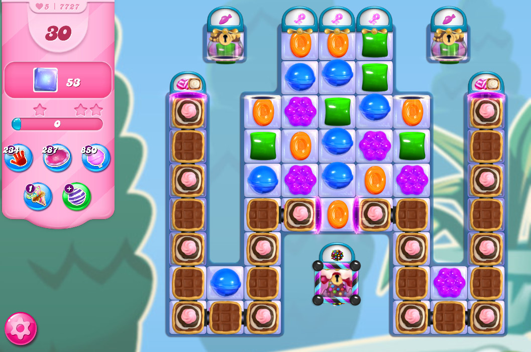 Candy Crush Saga level 7727