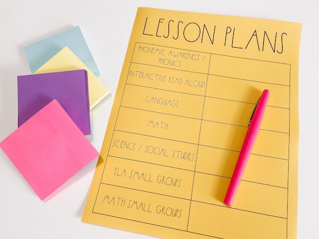 lesson plan template free