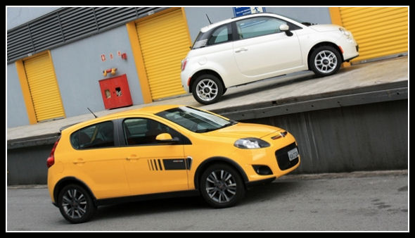 New Fiat 500 Cult 14 vs Fiat Palio Sporting 16