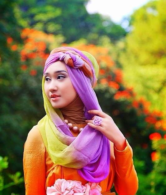 gambar baju gamis muslimah cantik dian pelangi