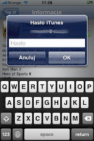 appstore - zaloguj do itunes