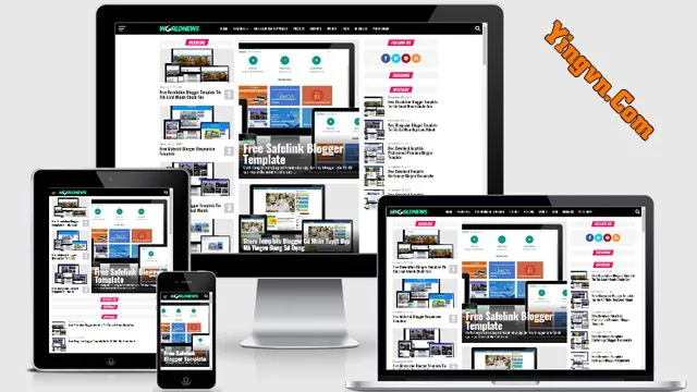Template World News Magazine Responsive Blogger