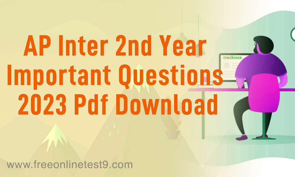 AP Inter 2nd Year Important Questions 2023