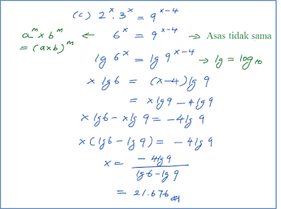 5.3 Persamaan yang Melibatkan Indeks (Contoh Soalan 