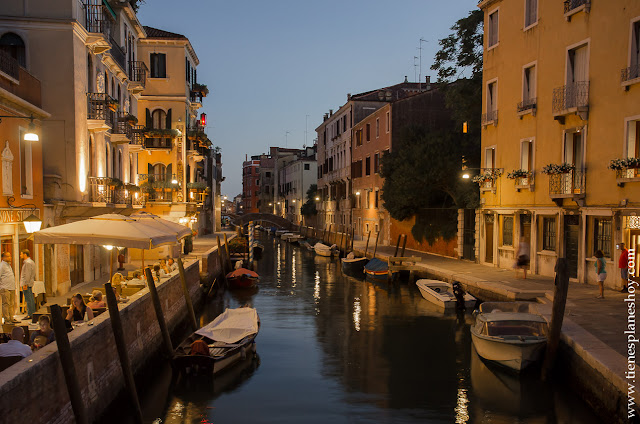 Noche Venecia viaje Italia turismo