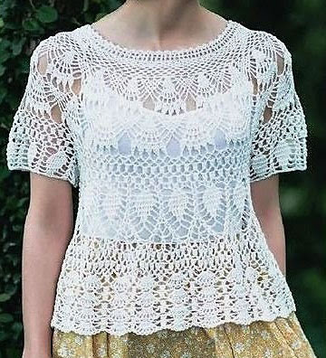 Crochet Patterns/ Free/ Crochet Top/ 6910