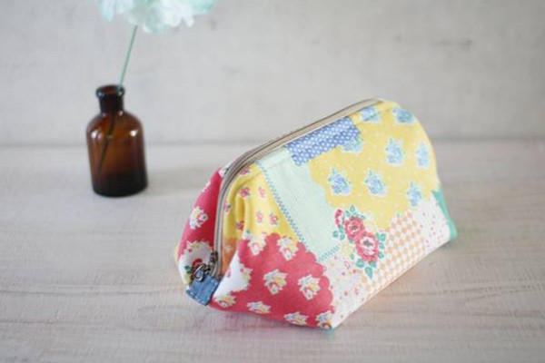 Cosmetic Bag colorful. DIY step-by-step tutorial. Яркая сумка-косметичка.