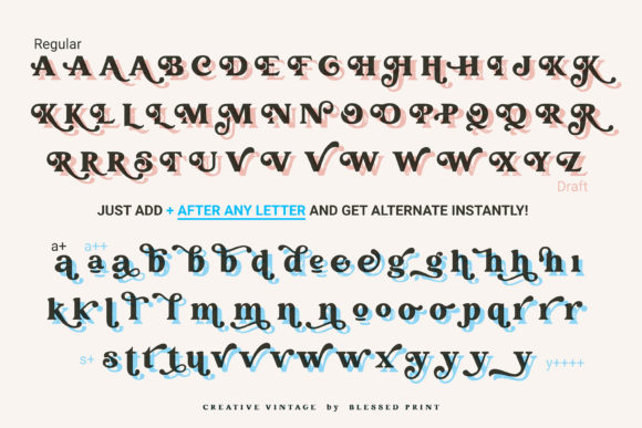 Download Creative Vintage Font-Display Fonts