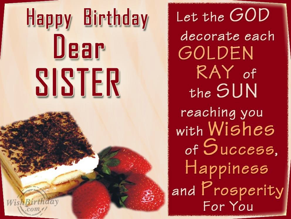 Birthday Wishes Elder Sister « Birthday Wishes