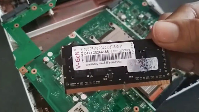 Upgrade Pemasangan RAM Laptop ASUS X441U