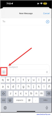 Plus Sign in iOS17 iMessage