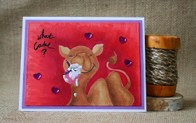 Camel Birthday Card by Jess Moyer featuring No Line Copic coloring and What Cake? from My Style Stamps jesscrafts.com