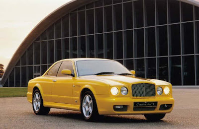 Yellow Bentley Continental T Images