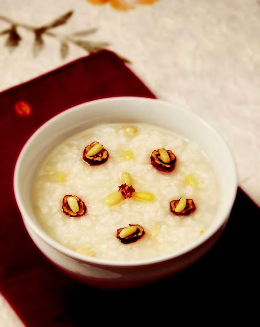 Pine nut and jujube porridge