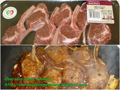 Lamb Adobo - Cooking Procedure