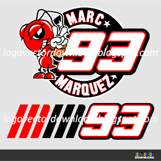 Marc Marquez 93 Logo Vector Cdr Download