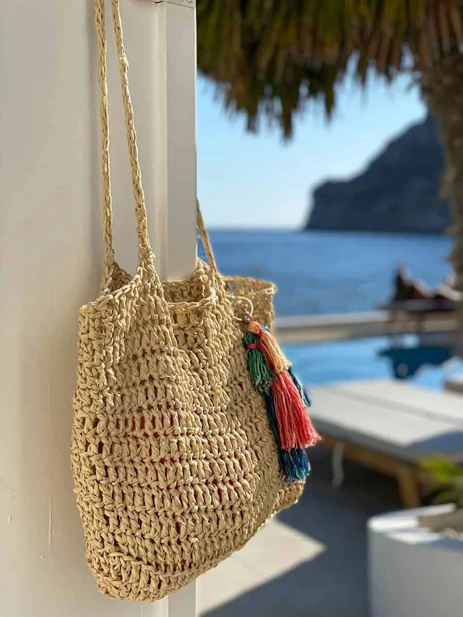 Summer Crochet Beach Tote Bag by Handy Little Me