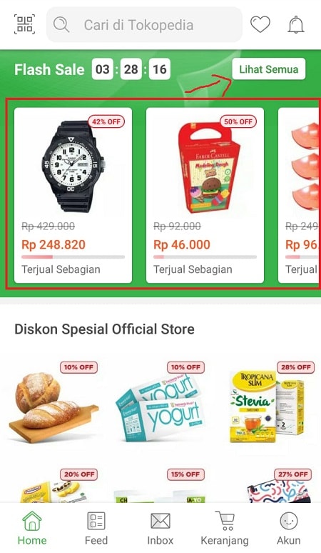 Mencari Promo Flash Sale Tokopedia