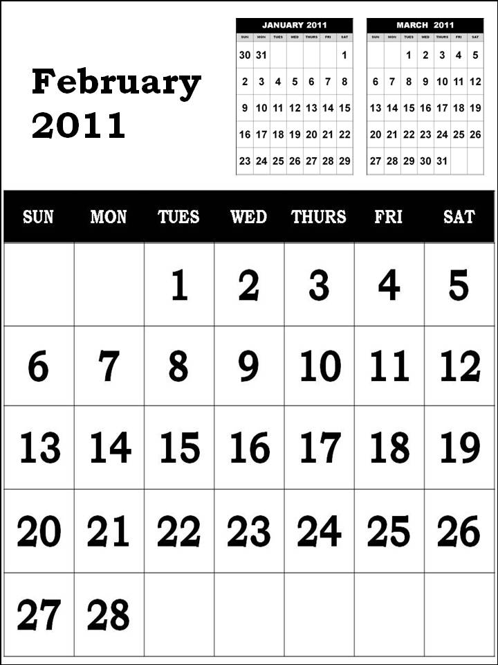 february 2011 calendar print out. +calendar+february+2011