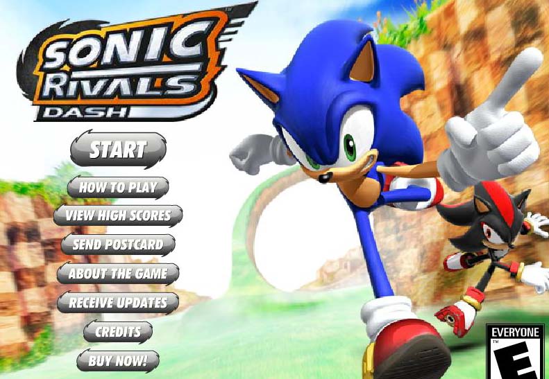 Sonic Rival's Dash Game Play Free Online
