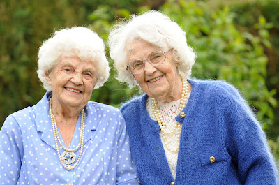102 year-old Twins