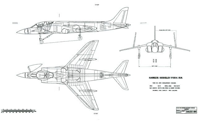 Hawker Siddley P.1154 Royal Navy Final Design