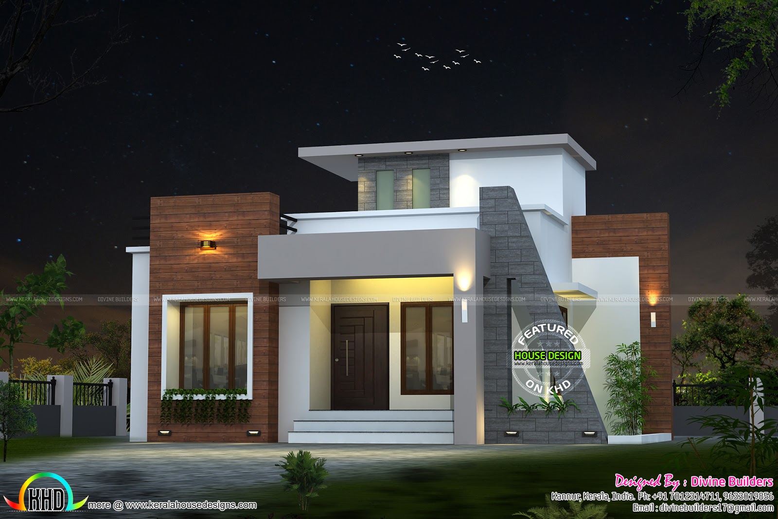  22 lakhs cost estimated house  plan  Maison simple de 