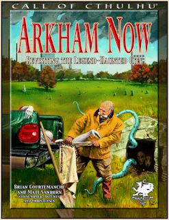 Copertina di Arkham Now, il manuale