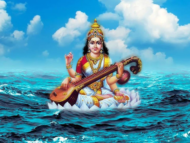 Goddess Saraswati Mata HD Wallpapers for Vasant Panchami Download