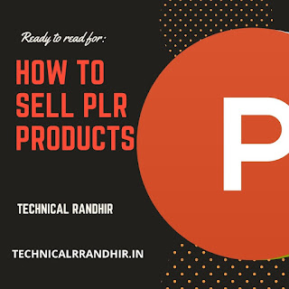 How To Sell PLR Products