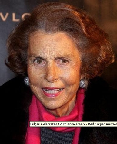 Liliane Bettencourt at the 125th Anniversary of Bulgari