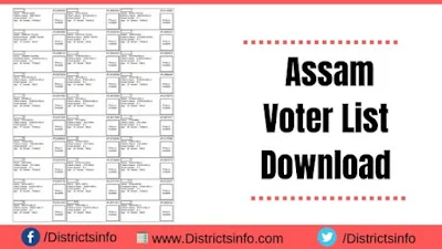 Assam Voter List PDF Download with Photo