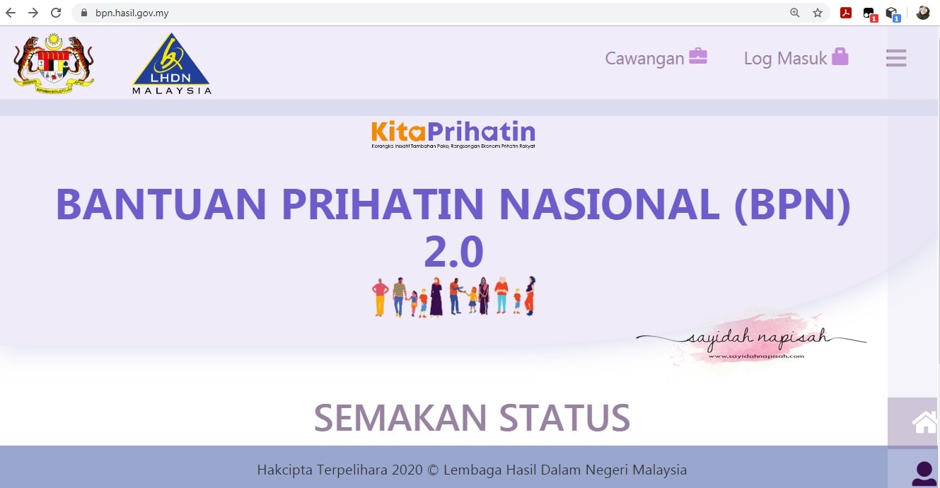 cara semak bpn 2.0 2021 bpn hasil semakan