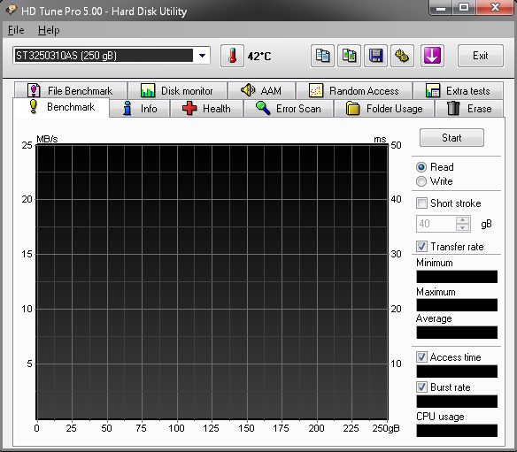 HD Tune Pro 5.0 [Portable][Excelente utilidad para comprobar la salud de tus discos duros]