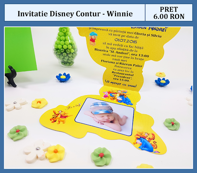 invitatii botez contur Winnie