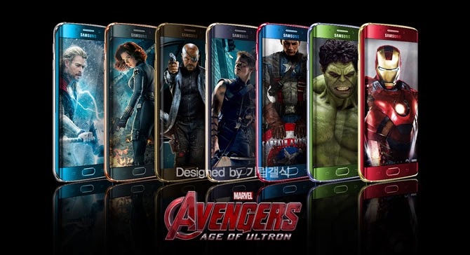 Mê mẩn với Samsung Galaxy S6 Edge phiên bản siêu anh hùng Avengers 