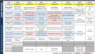 Panduan dan Jadwal Belajar Dari Rumah di TVRI Minggu Ke Lima 10 - 16  Agustus 2020