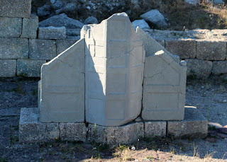 An altar, a better view now the paths have been finished