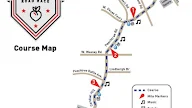 Peachtree Road Race Map