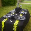 Spy Themed Party Decorations - Galaxy Party theme, Space cosmos astronaut birthday, stars ... - A spy birthday party is such a great theme!