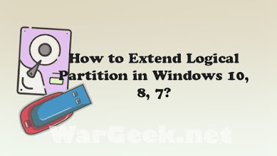 How to Extend Logical Partition in Windows 10, 8, 7?