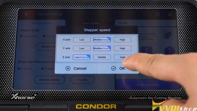 How to Use Xhorse Condor II Manual Cutting 5