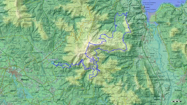 Mapa Ruta de Mountain Bike Vuelta a Sollube