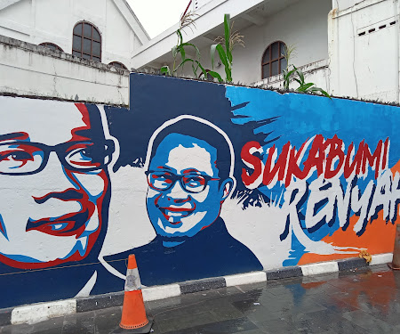 Lewat Mural, Wali Kota Sukabumi Jadikan Space Negatif jadi Ruang Positif