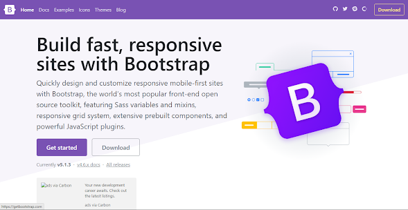 creating a website with bootstrap