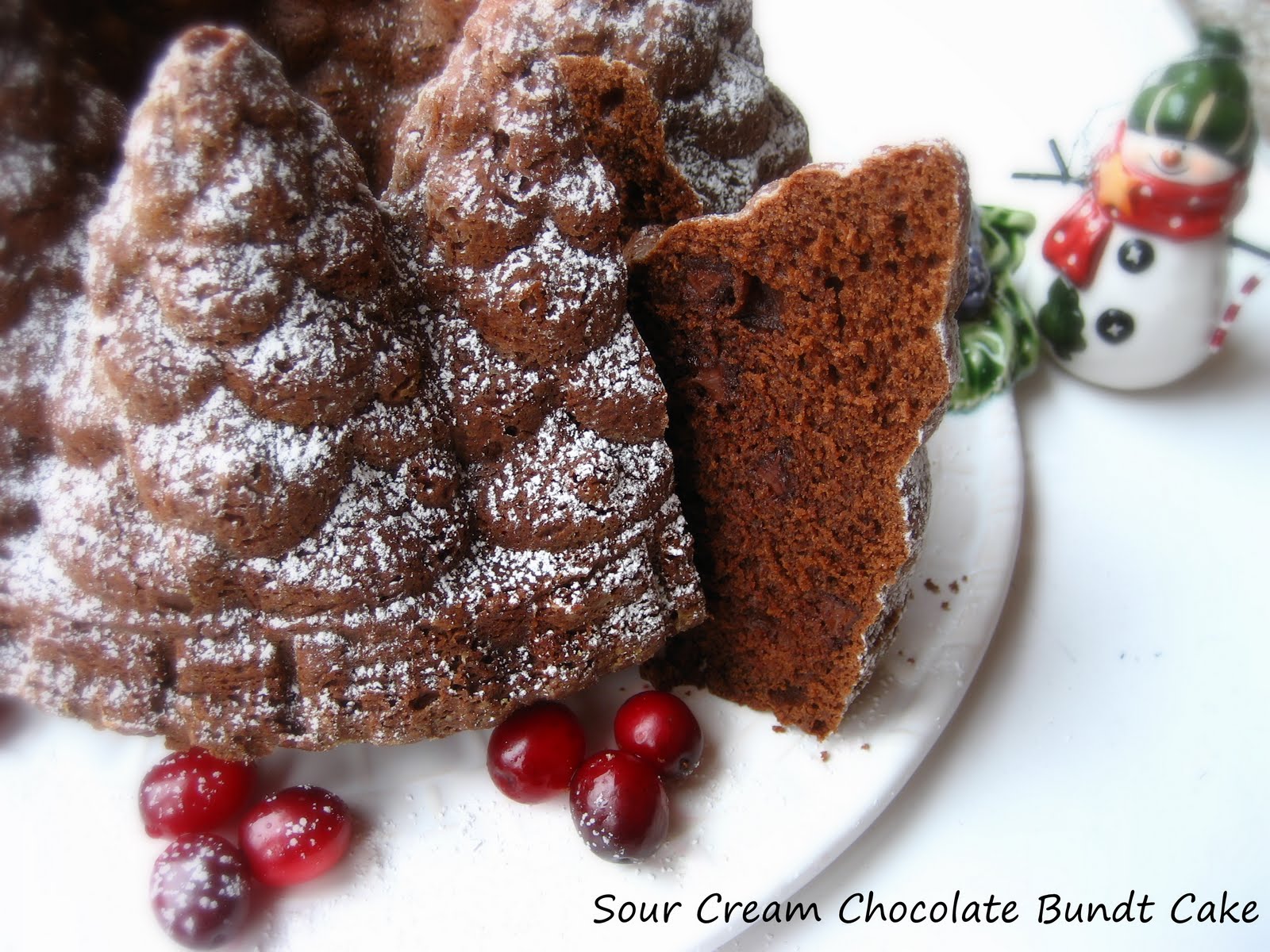 Home Cooking In Montana: Nordic Ware Christmas Tree Bundt Pan...Sour Cream Orange Chocolate Cake