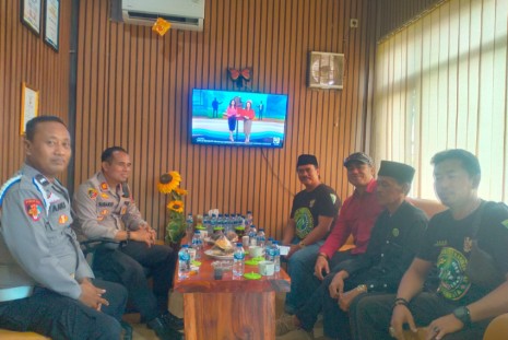 Jalin Sinergitas Pengurus TTKKBI Kabupaten Tangerang Silatuhrami ke Kapolsek Mauk