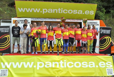 TONY FERREIRO CAMPEON DE ESPAÑA DE DESCENSO